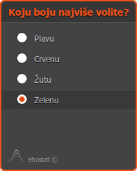 Primjer raznih setova boja