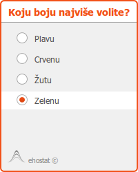 Primjer raznih setova boja