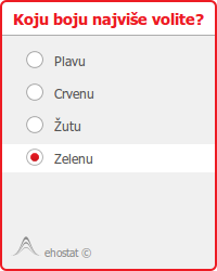 Primjer raznih setova boja